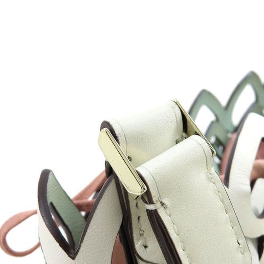 Kate Spade Tote Bag leather white one belt