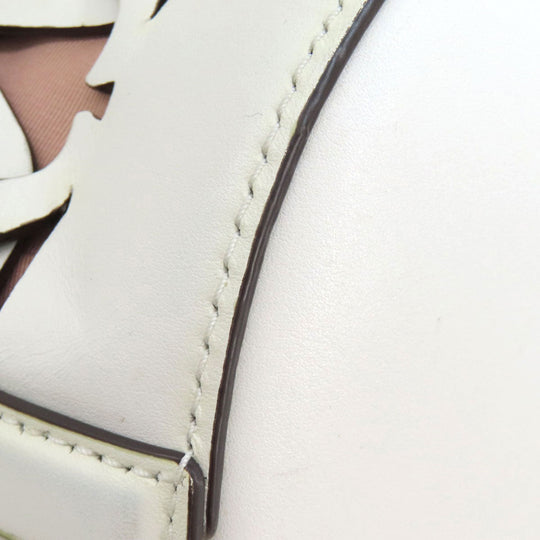 Kate Spade Tote Bag leather white one belt