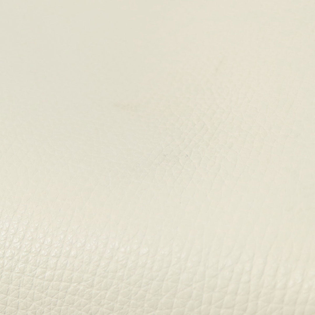 Kate Spade Tote Bag leather white logo Women Used Authentic