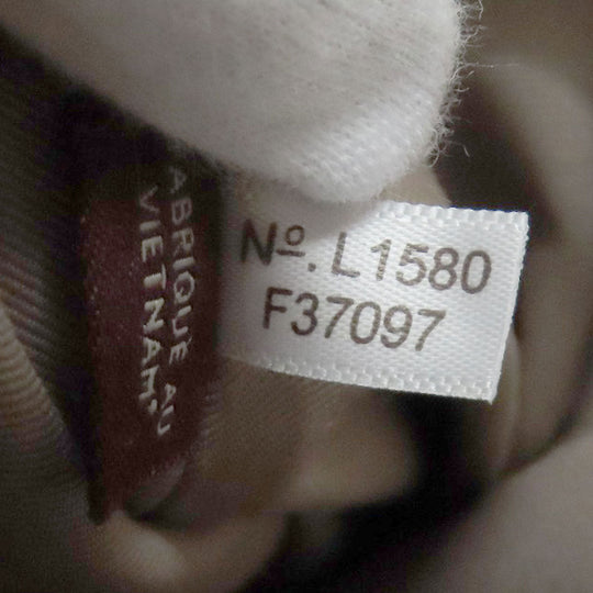 COACH Handbag F37097 leather beige Embossed 2WAY Women Used Authentic