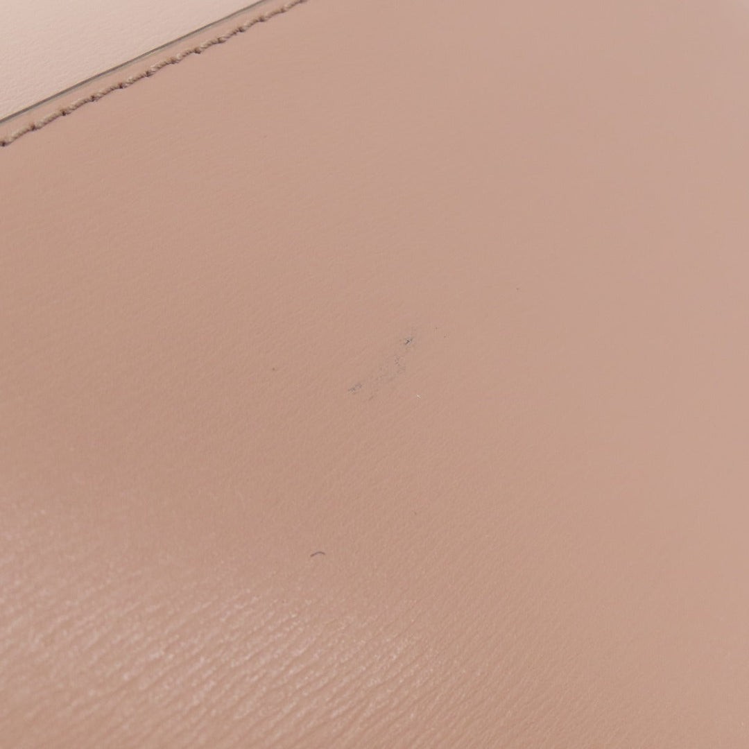 MICHAEL KORS Shoulder Bag leather pink logo Women Used Authentic