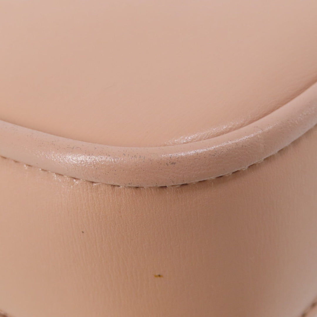MICHAEL KORS Shoulder Bag leather pink logo Women Used Authentic