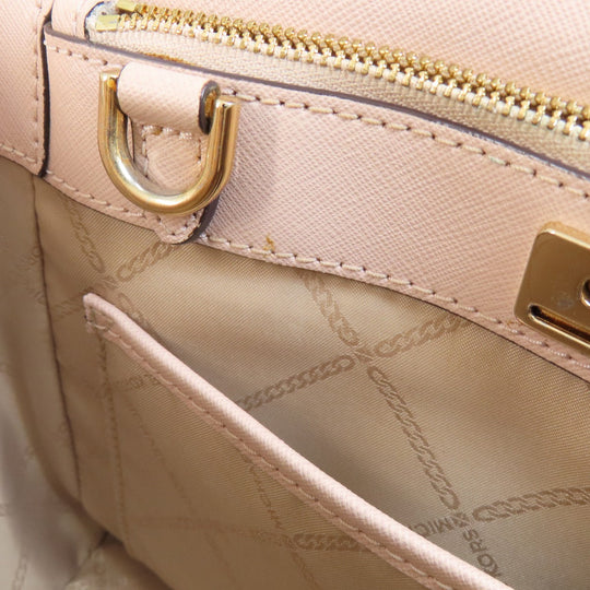MICHAEL KORS Handbag leather pink 2WAY Women Used Authentic