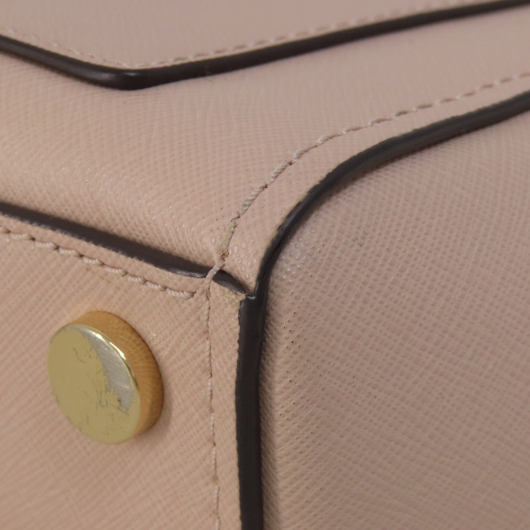 MICHAEL KORS Handbag leather pink 2WAY Women Used Authentic