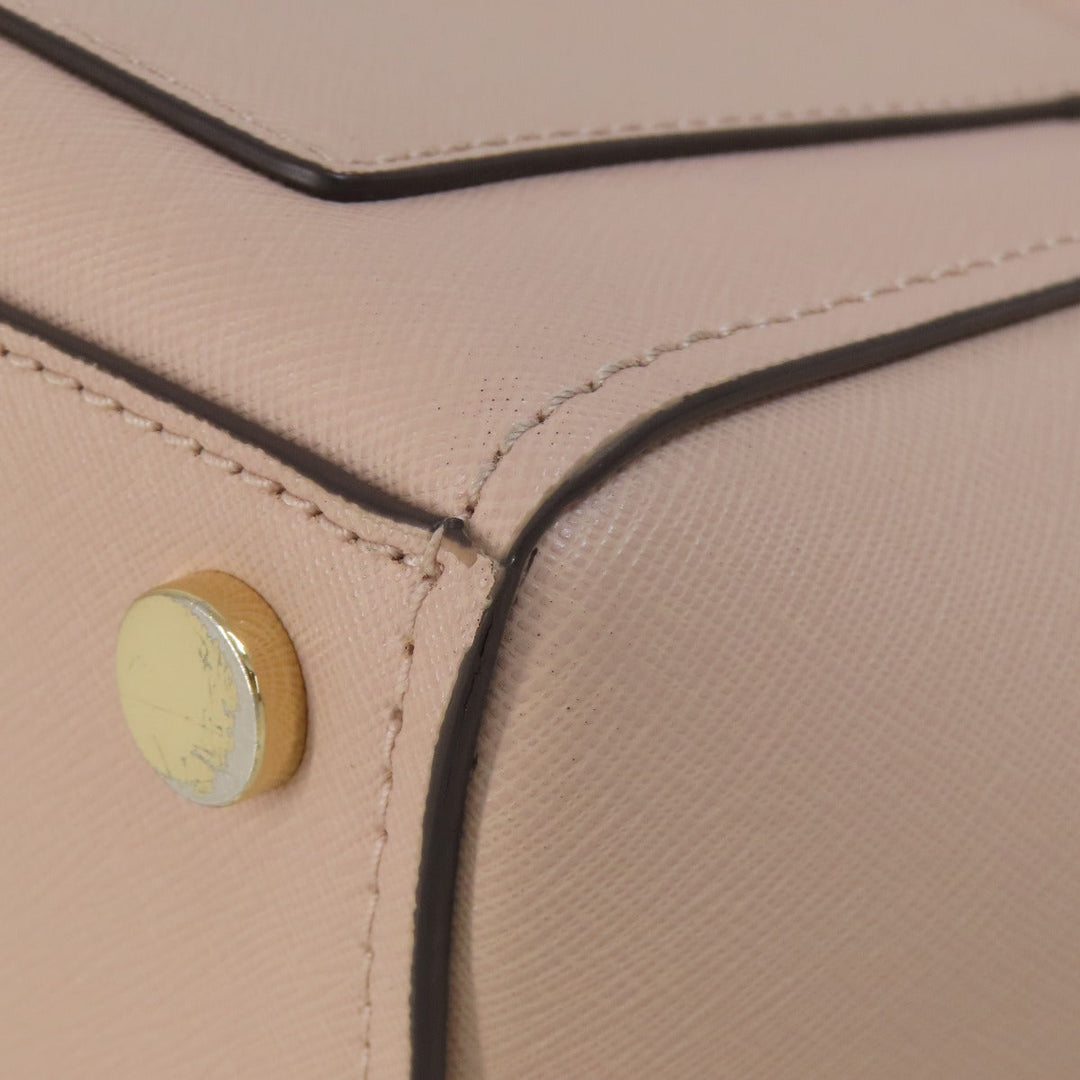 MICHAEL KORS Handbag leather pink 2WAY Women Used Authentic