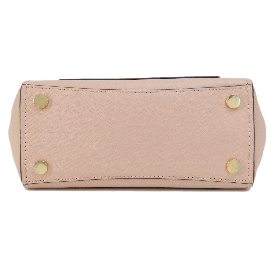 MICHAEL KORS Handbag leather pink 2WAY Women Used Authentic