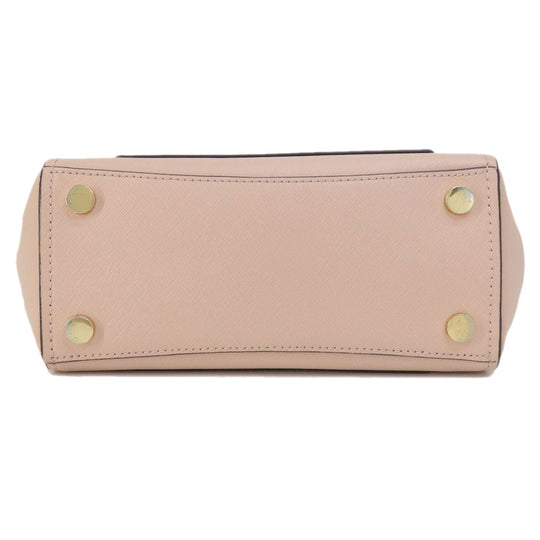 MICHAEL KORS Handbag leather pink 2WAY Women Used Authentic