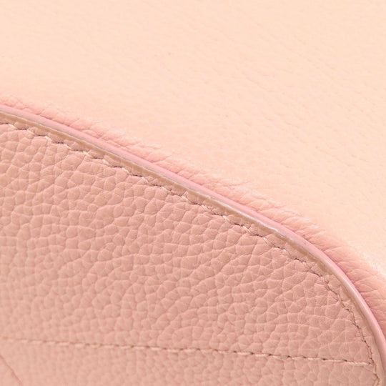BURBERRY Shoulder Bag leather pink Bucket Bag 2WAY Women Used Authentic
