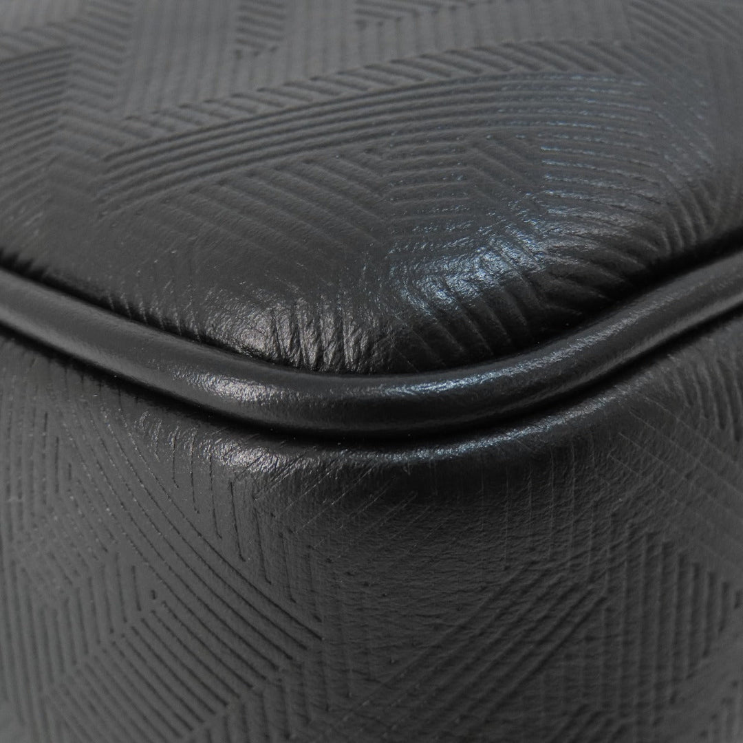 FENDI Shoulder Bag PVC black logo mens Used Authentic