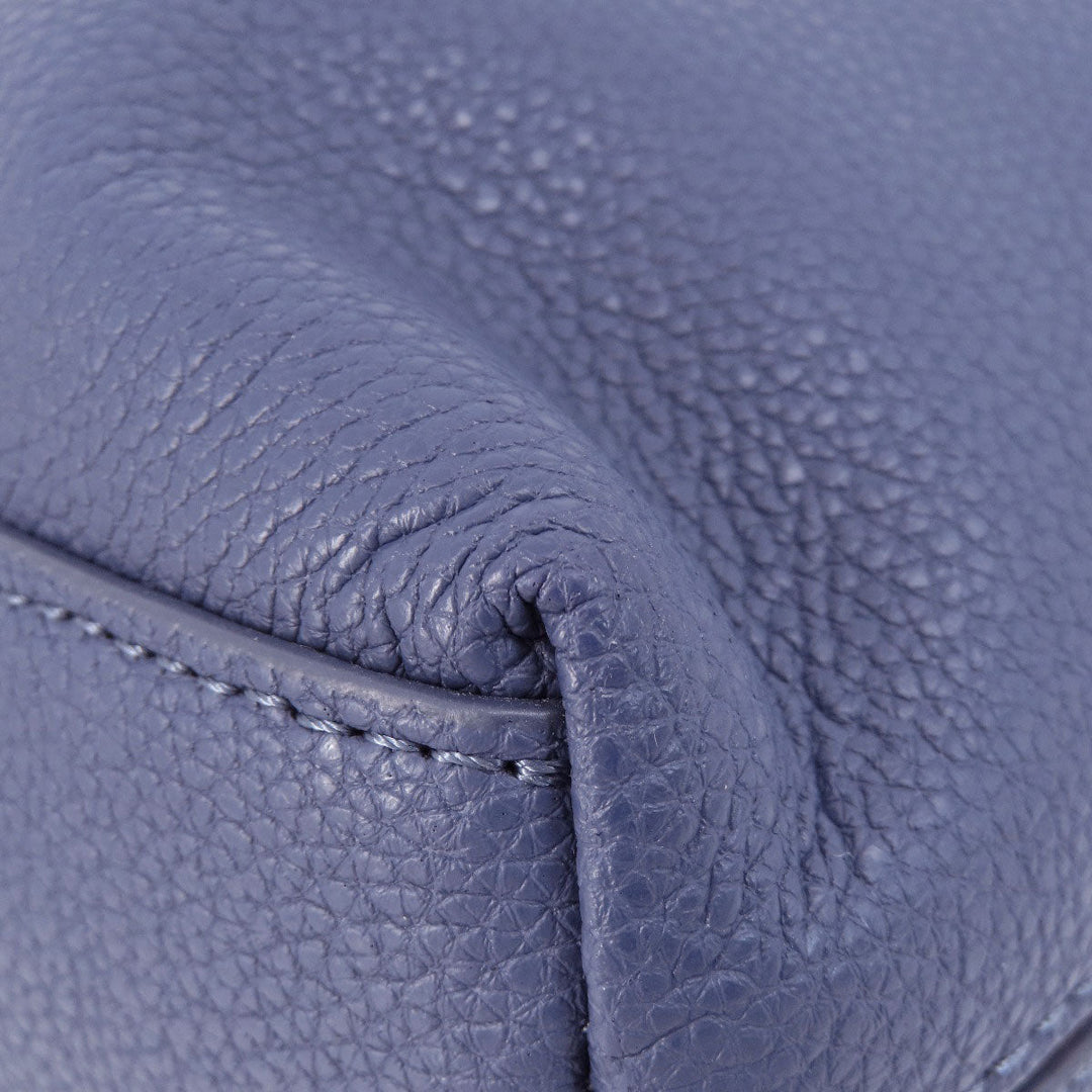 Paul Smith Sling bag leather blue logo Women Used Authentic