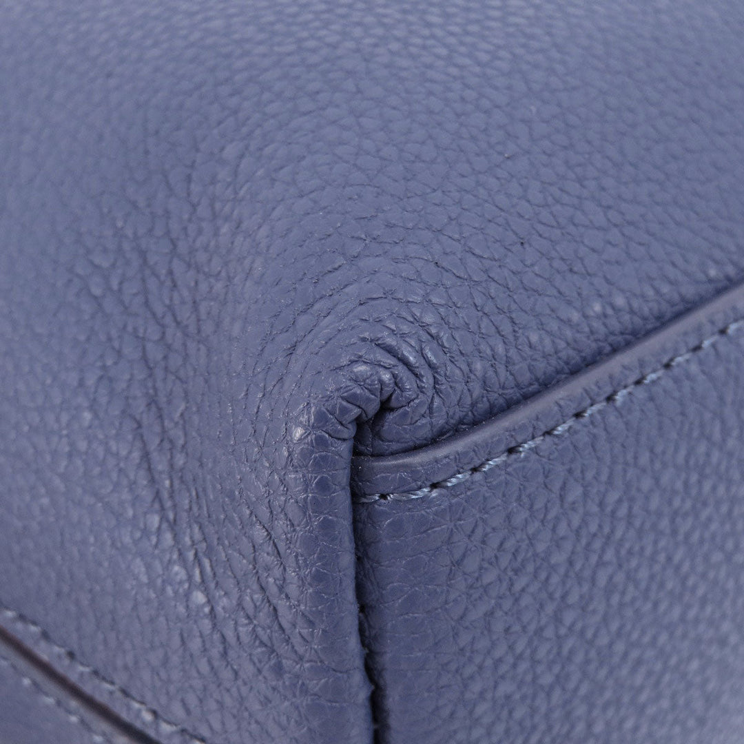 Paul Smith Sling bag leather blue logo Women Used Authentic
