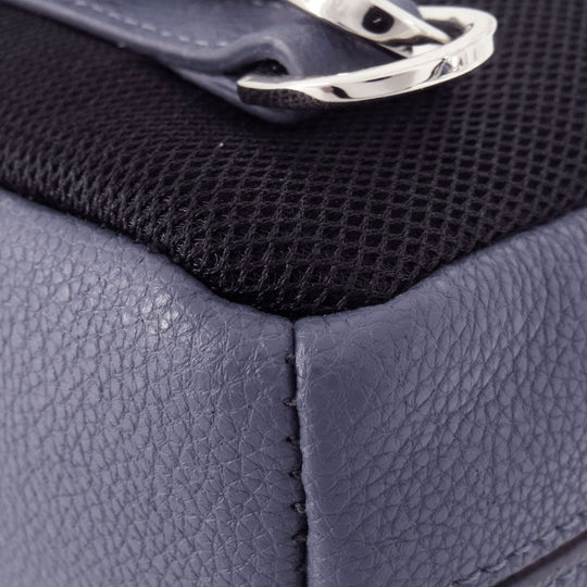 Paul Smith Sling bag leather blue logo Women Used Authentic