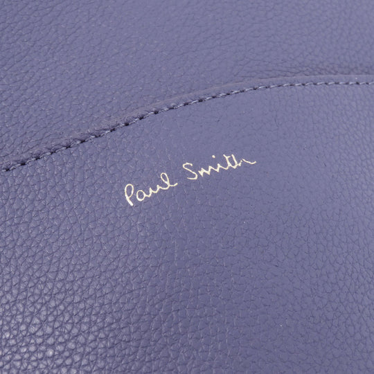 Paul Smith Sling bag leather blue logo Women Used Authentic