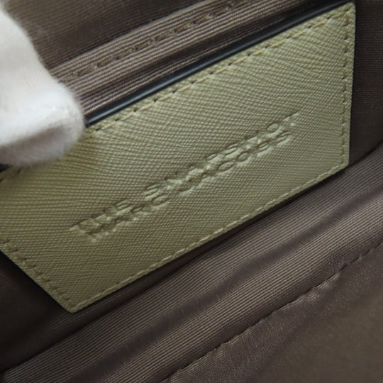 MARC JACOBS Shoulder Bag PVC white Snapshot Double J Women Used Authentic