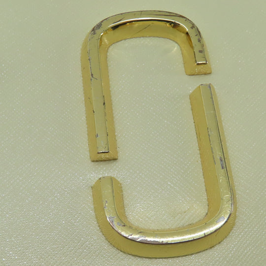 MARC JACOBS Shoulder Bag PVC white Snapshot Double J Women Used Authentic