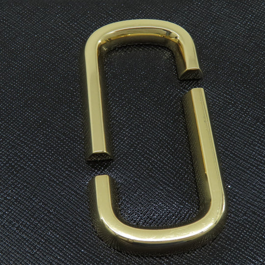 MARC JACOBS Shoulder Bag PVC black Snapshot Double J