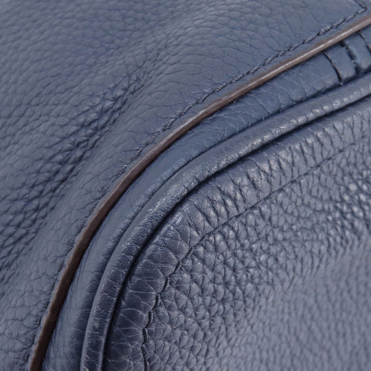 MICHAEL KORS Shoulder Bag leather Navy one belt 2WAY Women Used Authentic