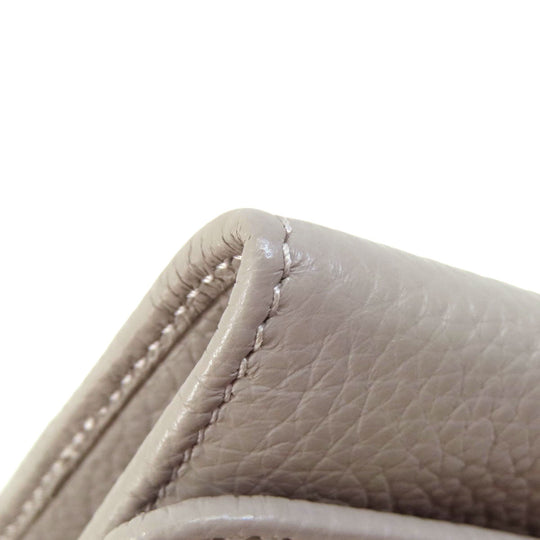JIMMY CHOO Long Wallet Purse leather gray Star motif Women Used Authentic