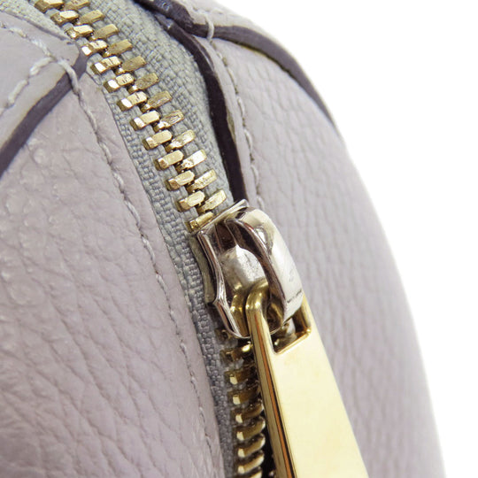Furla Handbag leather gray 2WAY Women Used Authentic