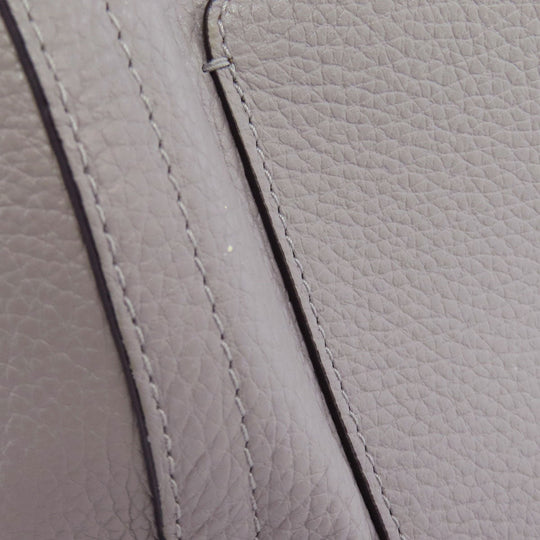 Furla Handbag leather gray 2WAY Women Used Authentic