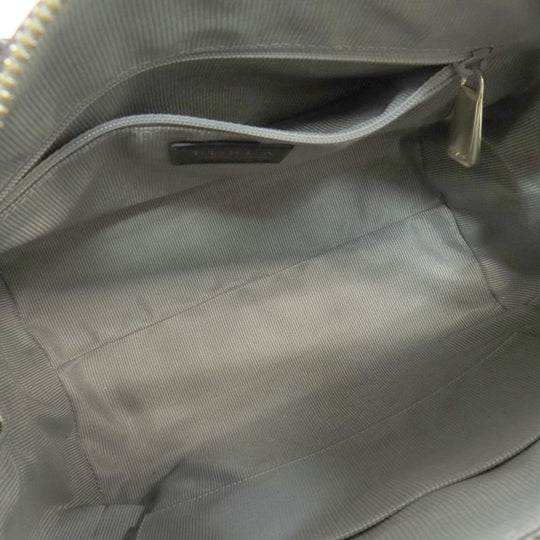 Furla Handbag leather gray 2WAY Women Used Authentic