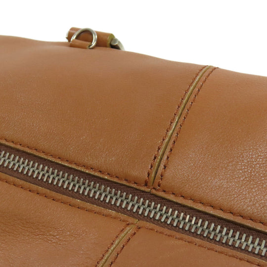 TOD�fS Handbag leather Brown 2WAY Women Used Authentic