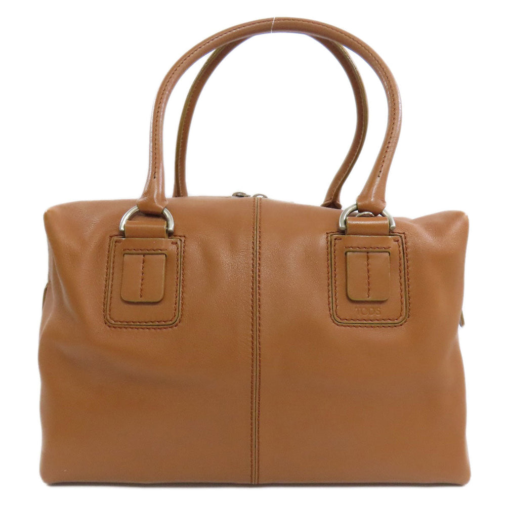 TOD�fS Handbag leather Brown 2WAY Women Used Authentic