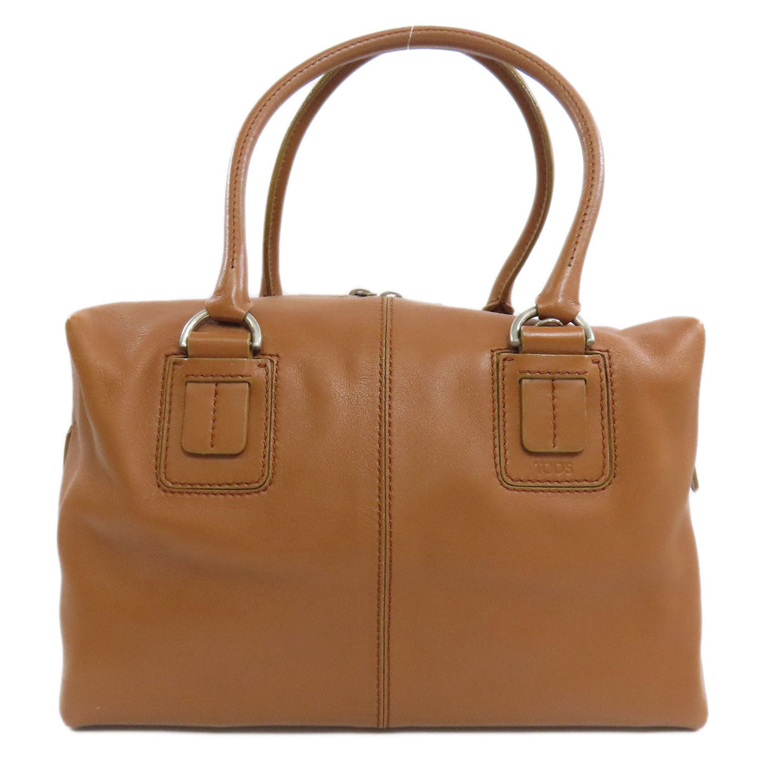 TOD�fS Handbag leather Brown 2WAY Women Used Authentic