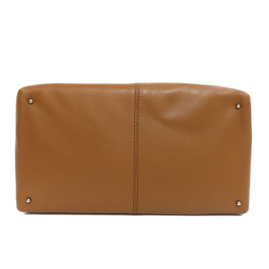 TOD�fS Handbag leather Brown 2WAY Women Used Authentic