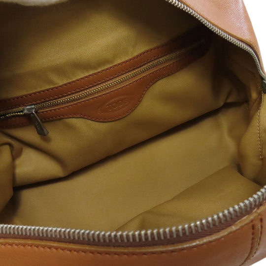 TOD�fS Handbag leather Brown 2WAY Women Used Authentic