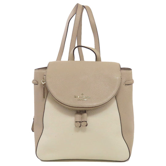 Kate Spade Backpack leather white logo