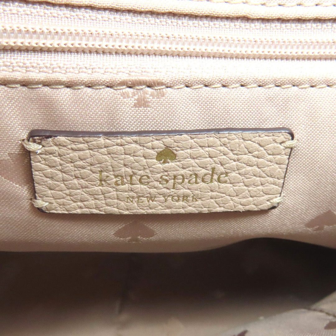 Kate Spade Backpack leather white logo