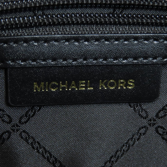 MICHAEL KORS Tote Bag PVC Brown MK signature Women Used Authentic