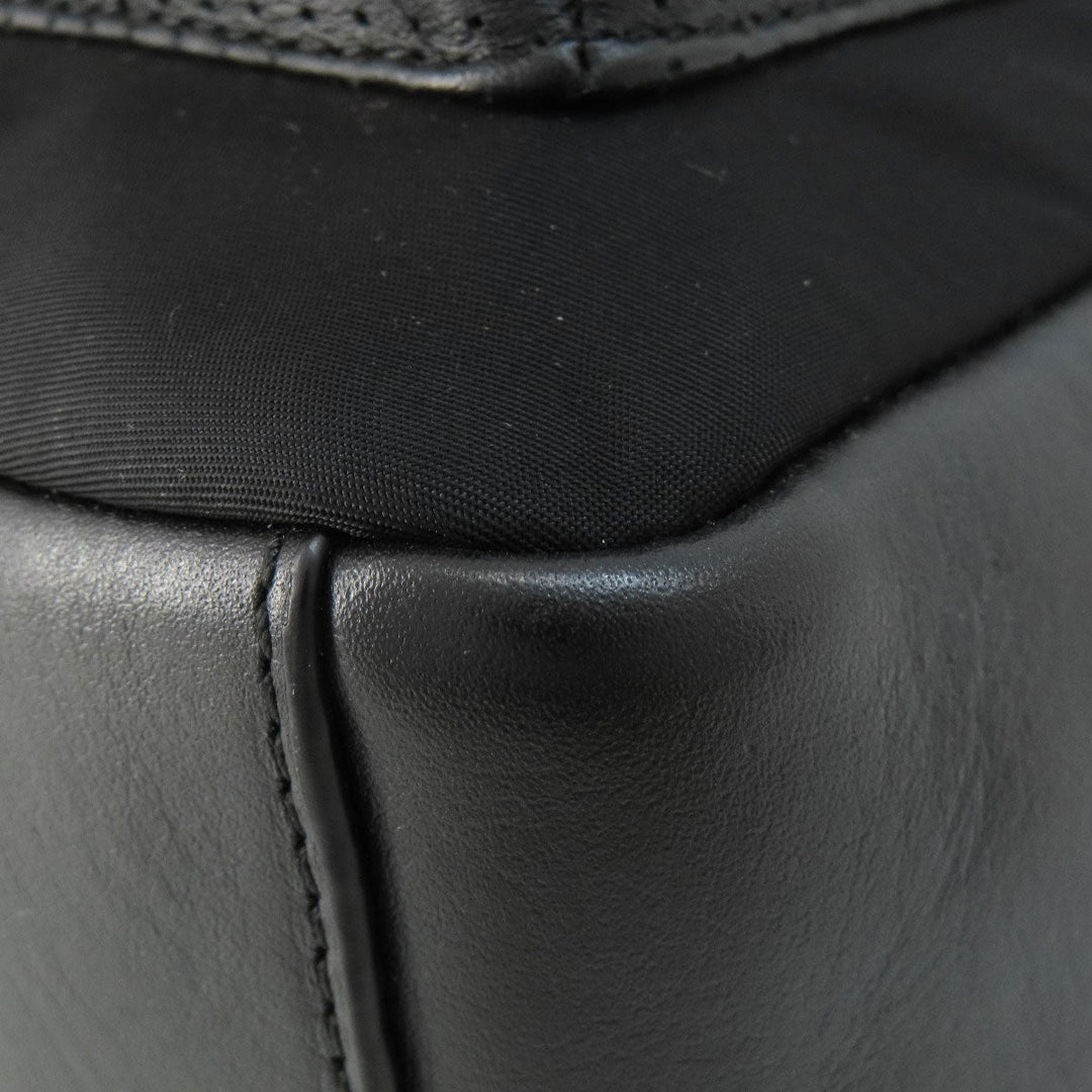 COACH Sling bag F56877 Leather, Nylon black logo mens Used Authentic