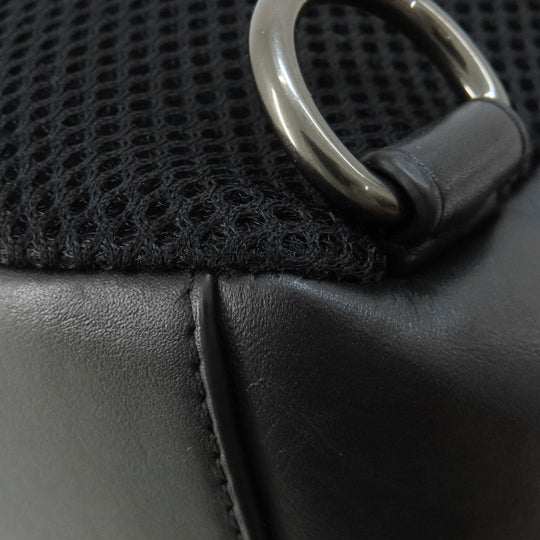 COACH Sling bag F56877 Leather, Nylon black logo mens Used Authentic