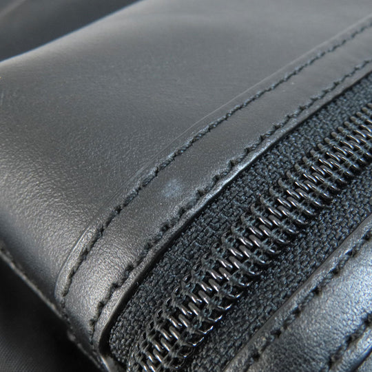 COACH Sling bag F56877 Leather, Nylon black logo mens Used Authentic