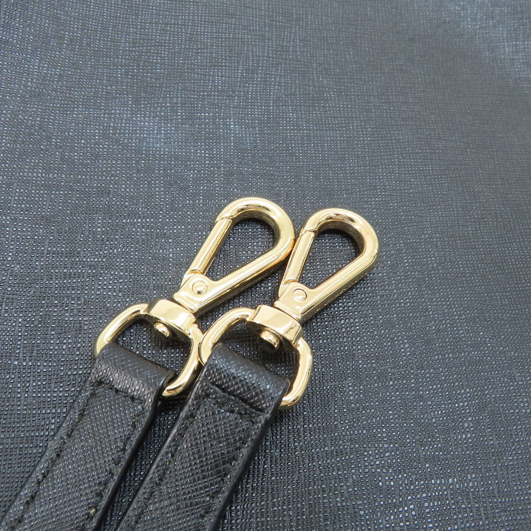 MICHAEL KORS Handbag leather black 2WAY Women Used Authentic