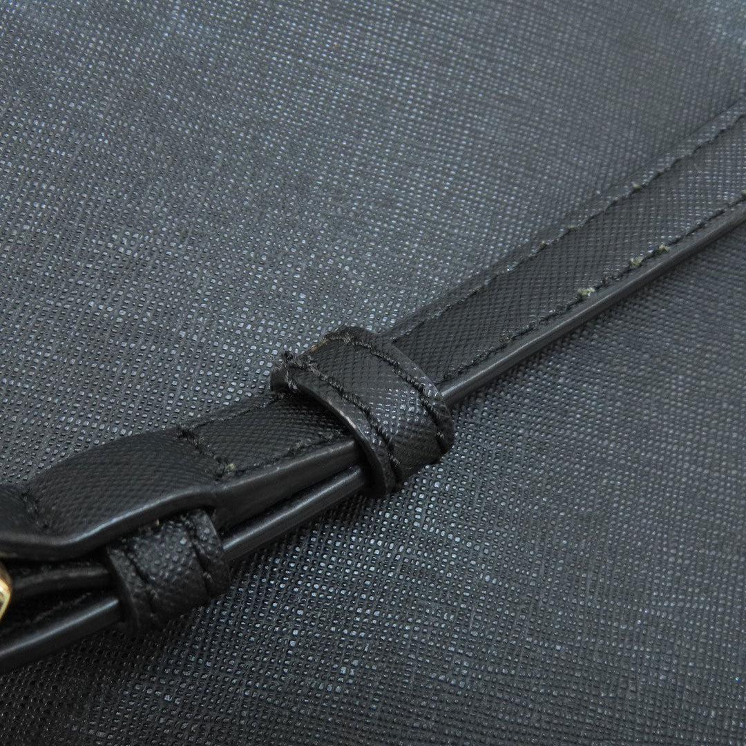 MICHAEL KORS Handbag leather black 2WAY Women Used Authentic