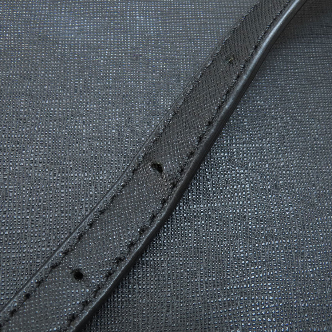 MICHAEL KORS Handbag leather black 2WAY Women Used Authentic