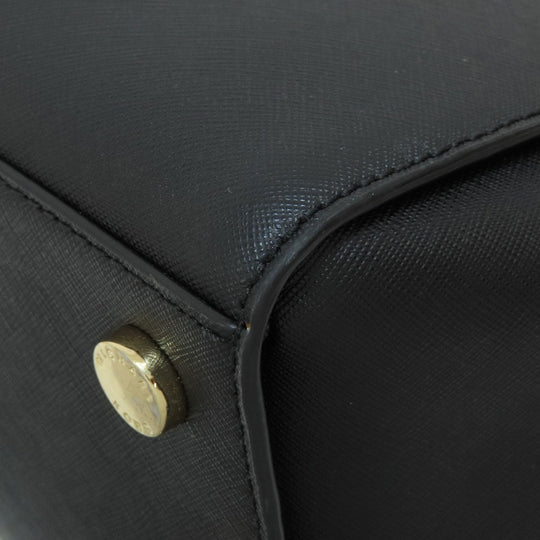 MICHAEL KORS Handbag leather black 2WAY Women Used Authentic