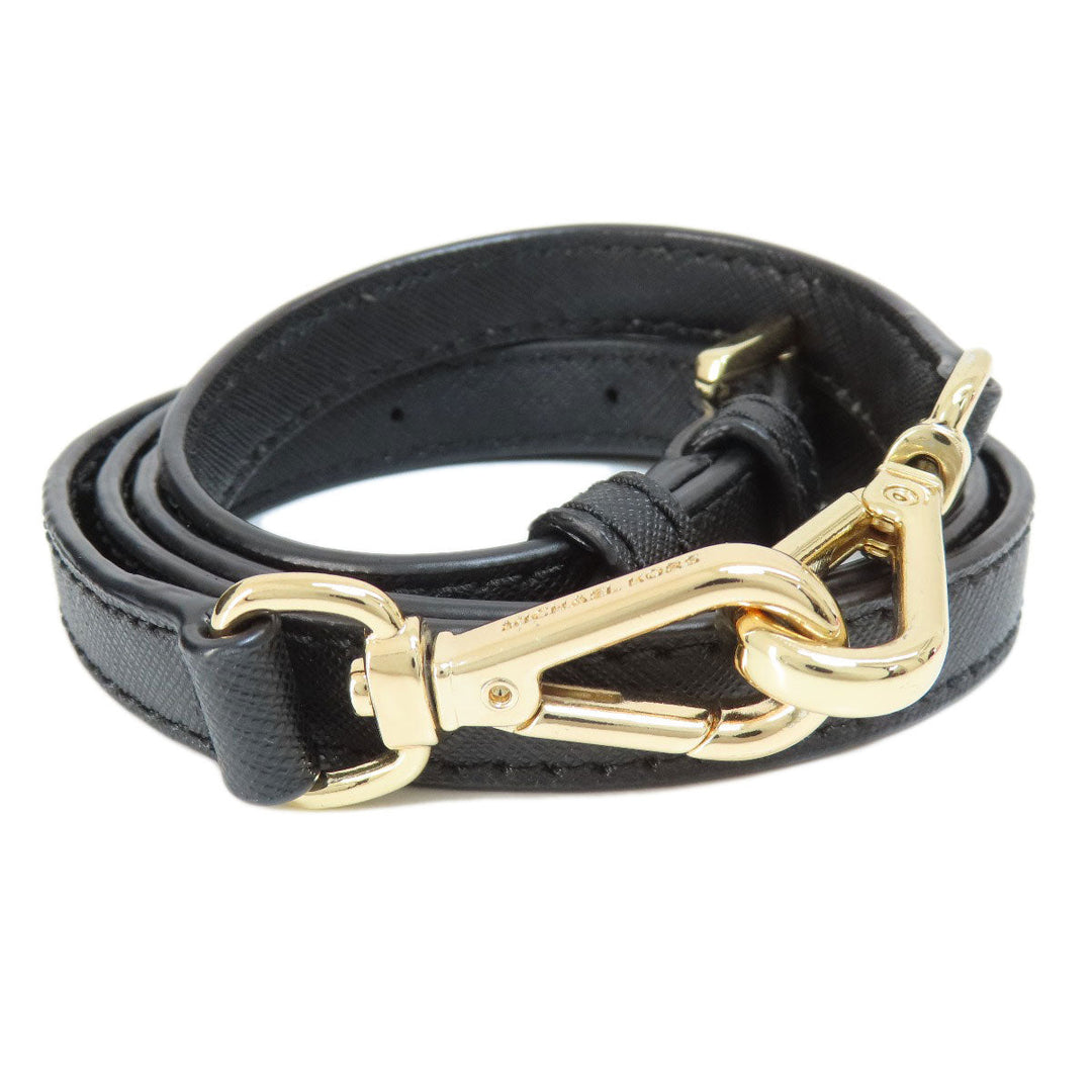 MICHAEL KORS Handbag leather black 2WAY Women Used Authentic