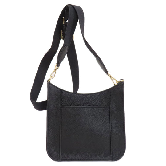 MICHAEL KORS Shoulder Bag leather black logo Women Used Authentic