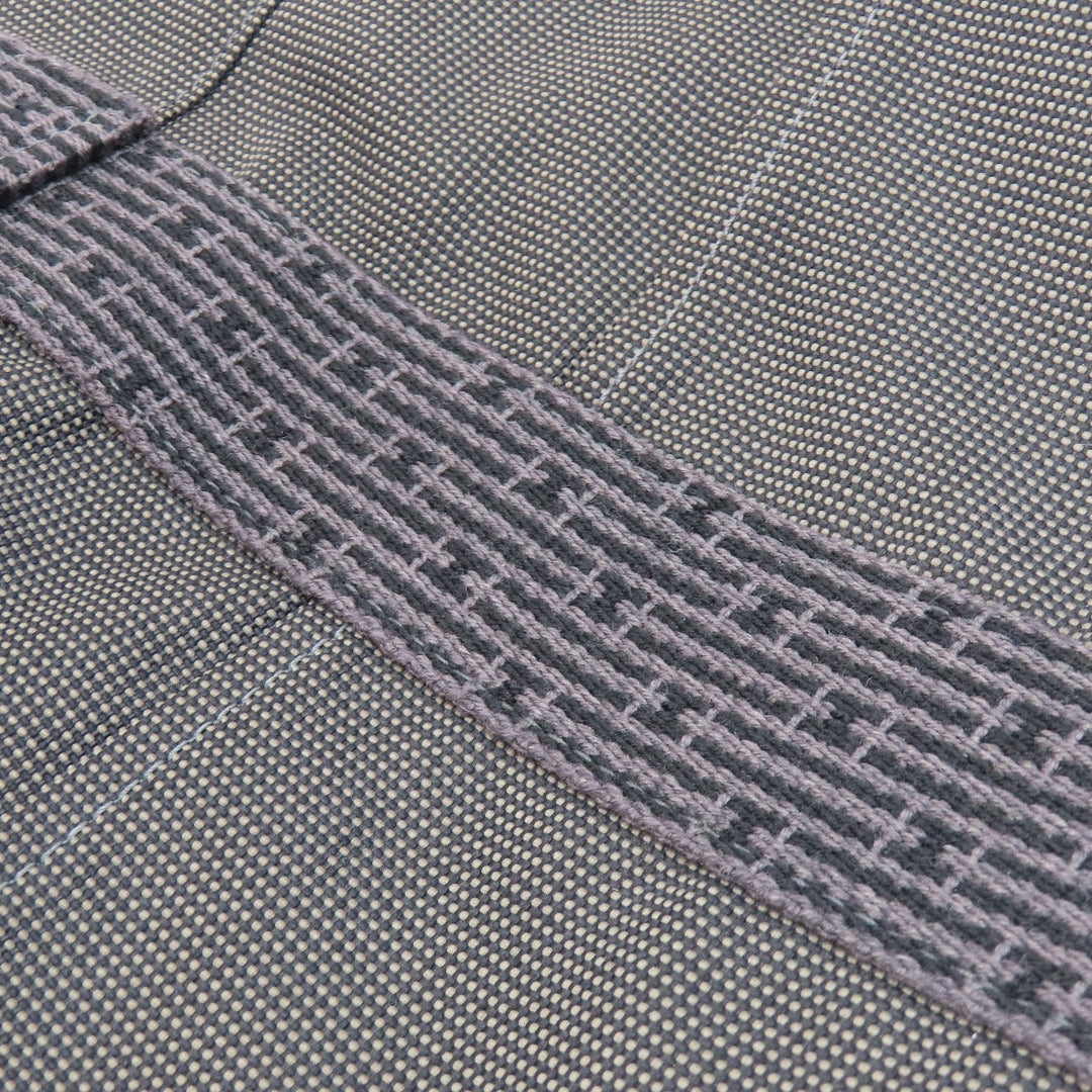 HERMES Tote Bag canvas gray