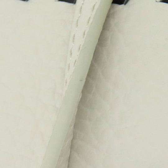 Furla Tote Bag leather white logo Women Used Authentic