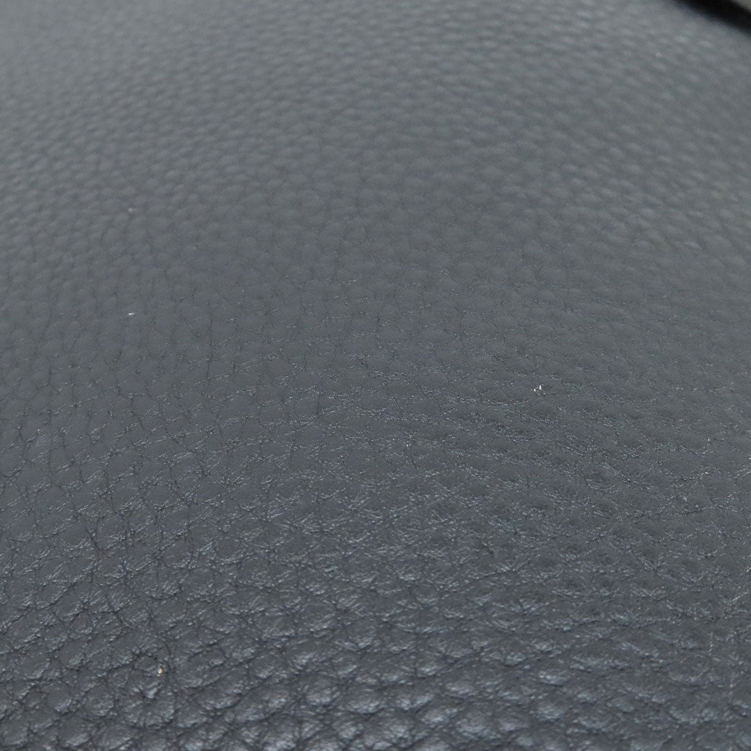 MICHAEL KORS Backpack leather black logo Women Used Authentic