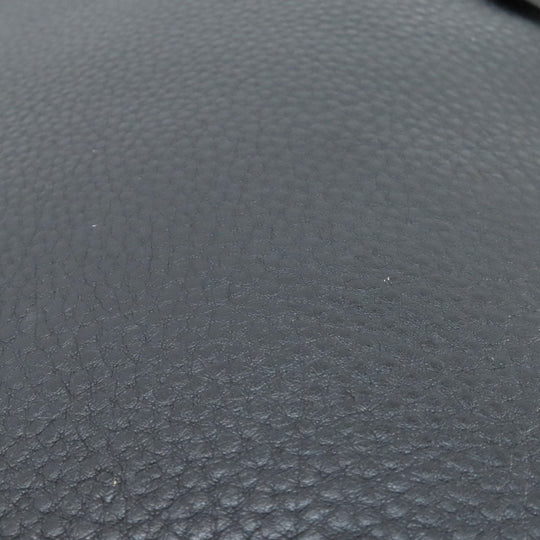 MICHAEL KORS Backpack leather black logo Women Used Authentic