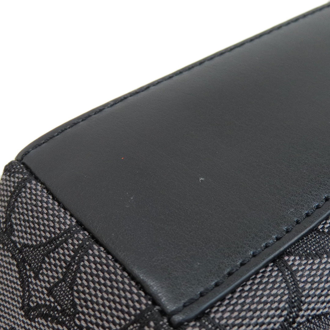 COACH Handbag F57830 canvas gray Signature 2WAY Women Used Authentic