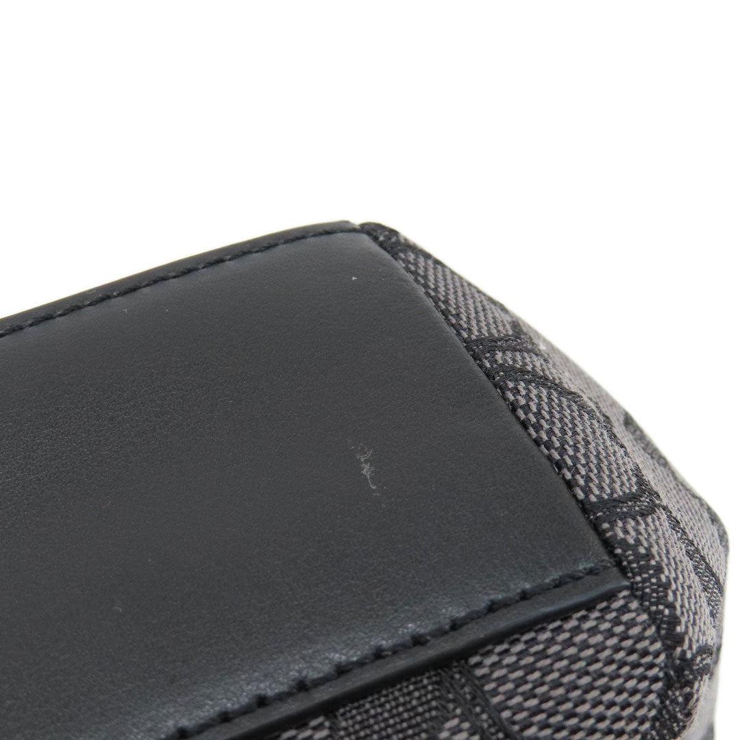 COACH Handbag F57830 canvas gray Signature 2WAY Women Used Authentic