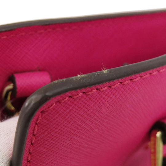 MICHAEL KORS Handbag PVC pink 2WAY Women Used Authentic