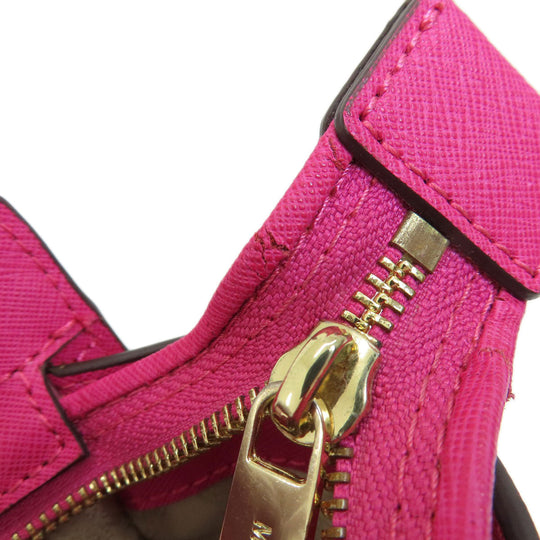 MICHAEL KORS Handbag PVC pink 2WAY Women Used Authentic